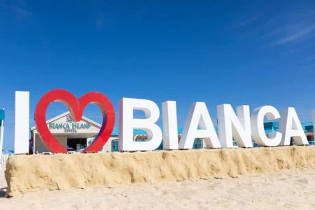 Bianca Island Utopia snorkeling tour with vibrant coral reefs, beach relaxation, and foam party fun in the Red Sea near Hurghada.