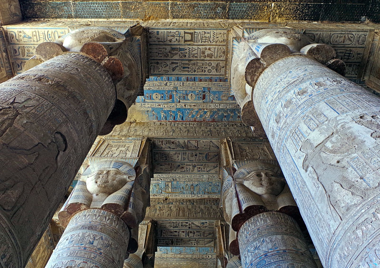 Karnak Temple Hypostyle Hall hieroglyphs